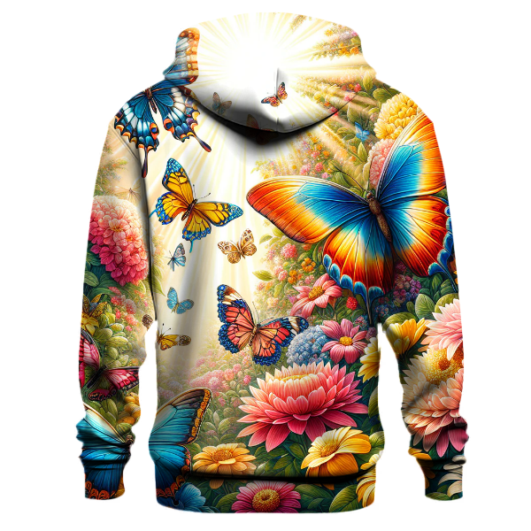 Charming Garden Butterflies Hoodie