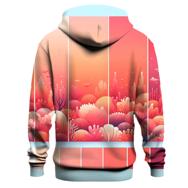 Radiant Coral Fade Hoodie