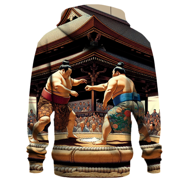 Sumo Wrestling Stance Hoodie