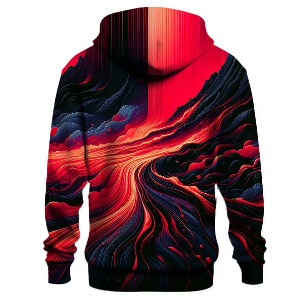 Volcanic Eruption Splash Hoodie