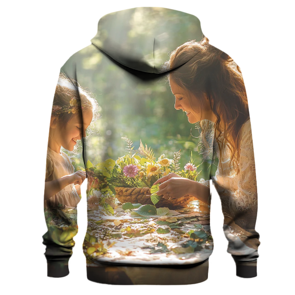 Natures Art Creating a Nature-Inspired Craft Together Hoodie