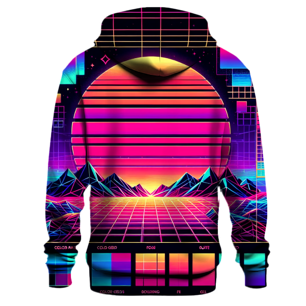 Futuristic Synthwave Escape Hoodie