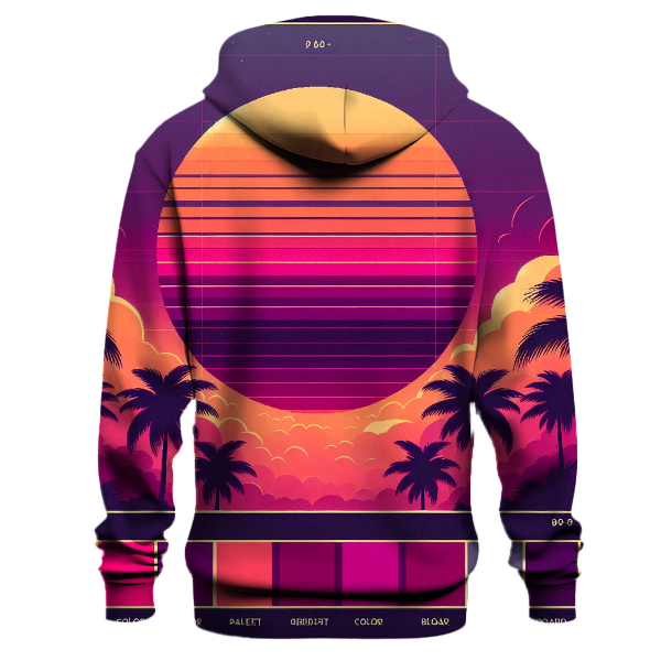 Electric Sunset Vibes Hoodie