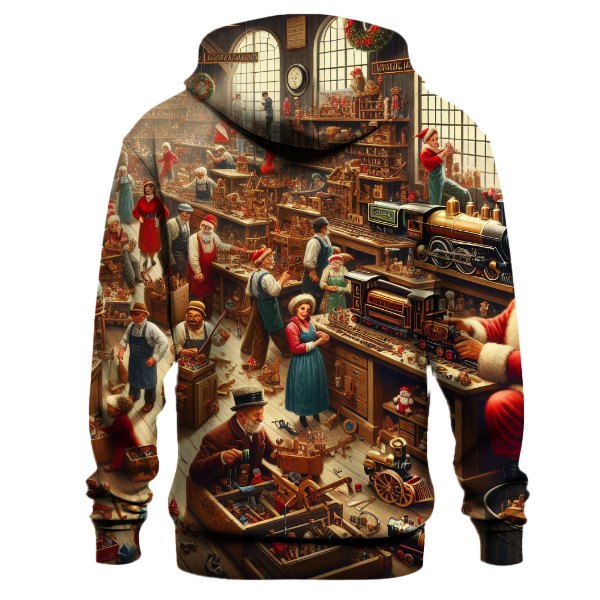 Vintage Santa's Workshop Hoodie