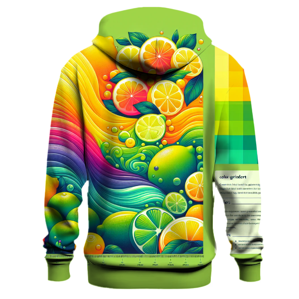 Charming Citrus Gradient Hoodie
