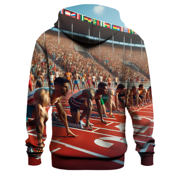 Track and Field Burst Hoodie