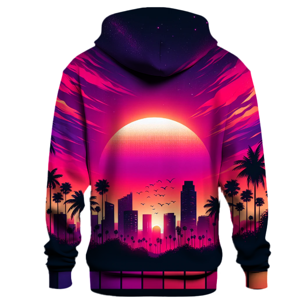 Electric Sunset Silhouettes Hoodie