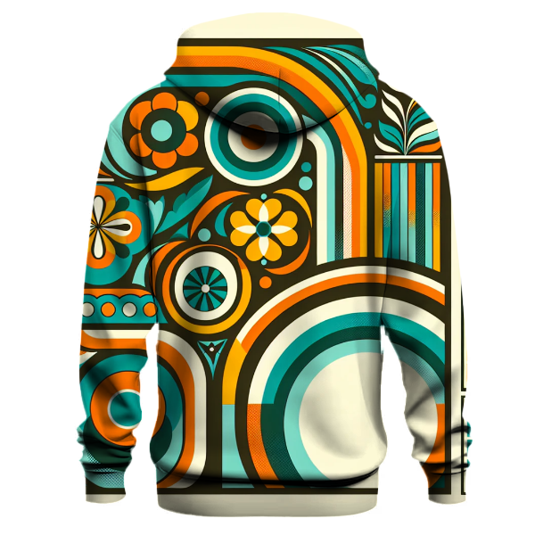 Colorful Retro Patterns Hoodie