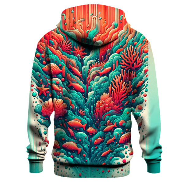 Coral Reef Dream Gradient Hoodie