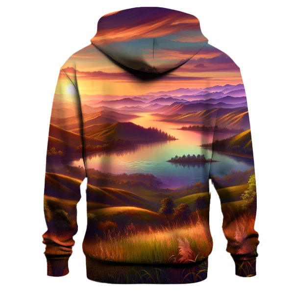 Serene Nature Landscape Hoodie