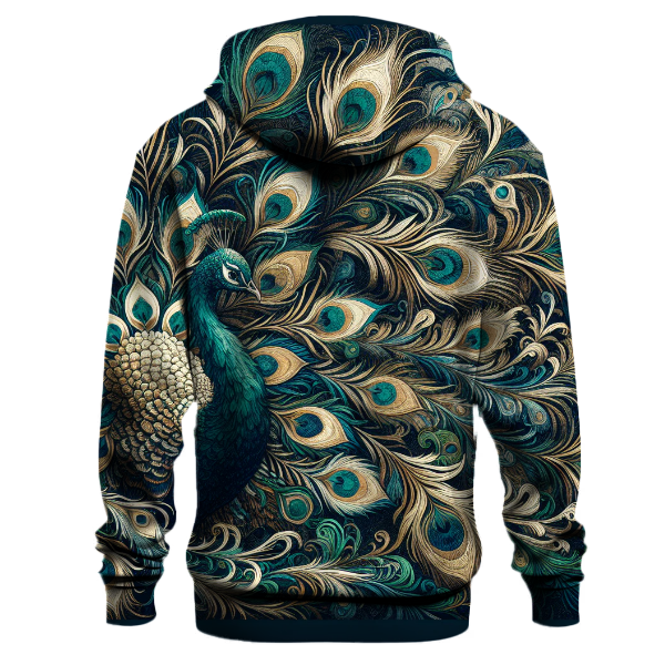 Peacock Feather Flare Hoodie