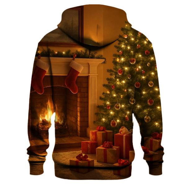 Christmas Fireplace Glow Hoodie
