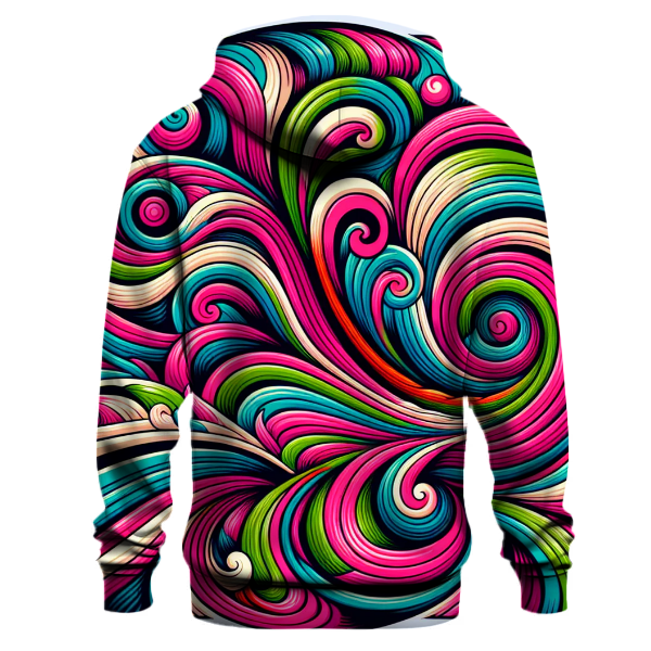 Groovy Swirl Explosion Hoodie