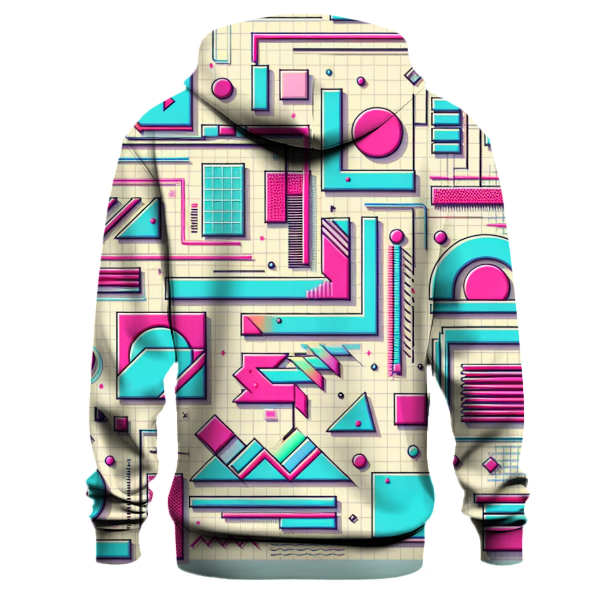 Neon Pastel Echo Hoodie