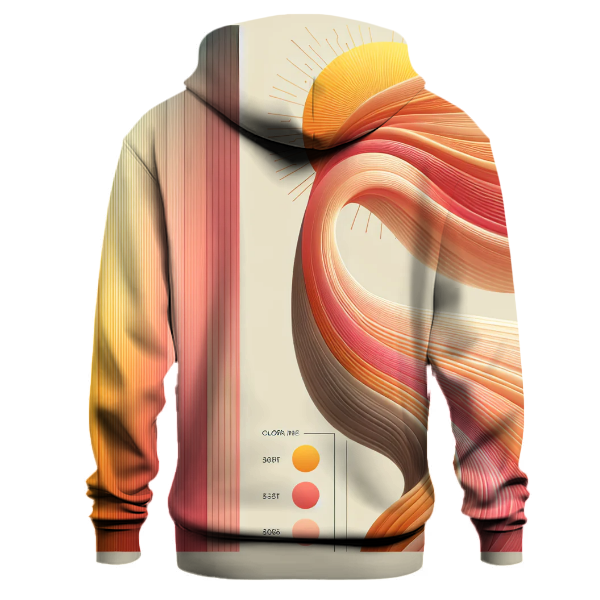 Summer Sunrise Splash Hoodie