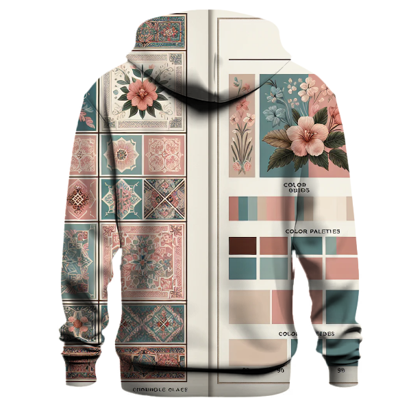 Vintage 80s Floral Hoodie