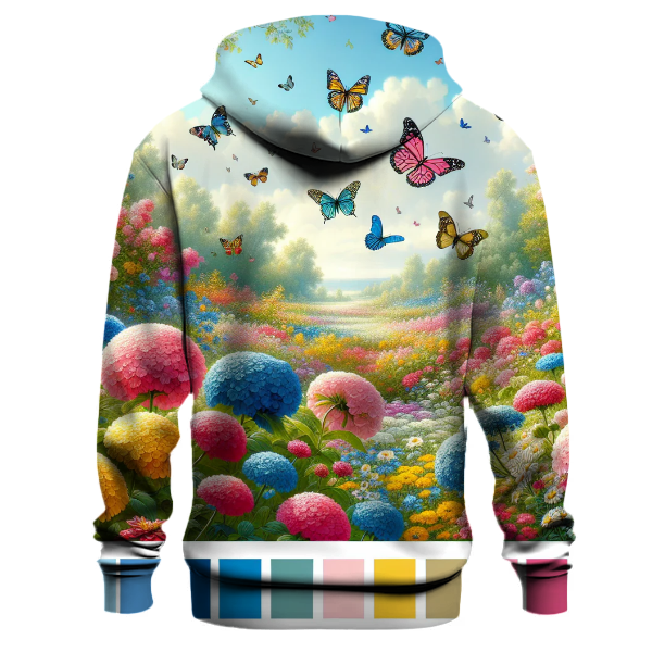 Charming Petals and Butterflies Hoodie