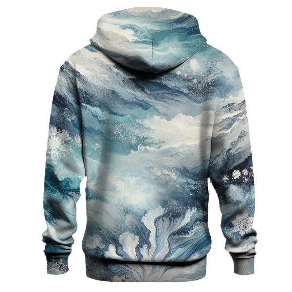 Frozen Glacial Tie-Dye Hoodie
