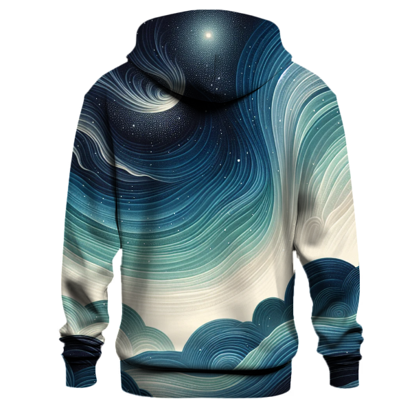 Midnight Oasis Tie-dye Design Hoodie