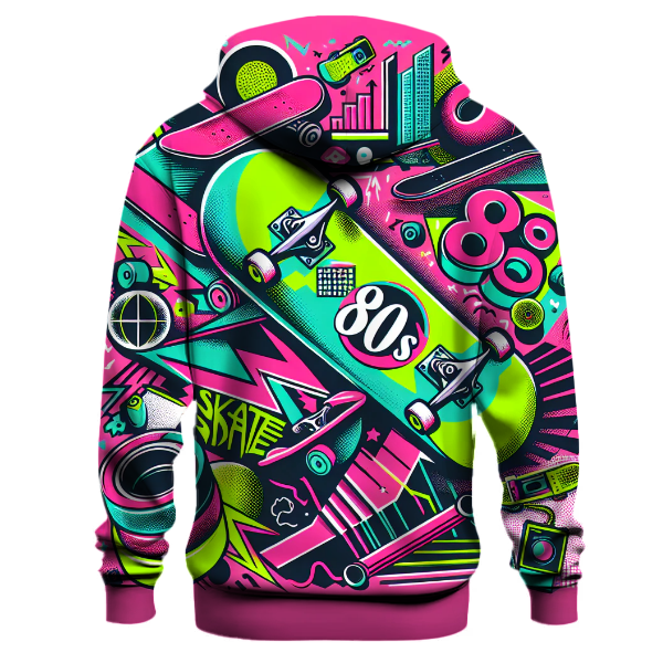 Classic 80s Skate Scene Hoodie