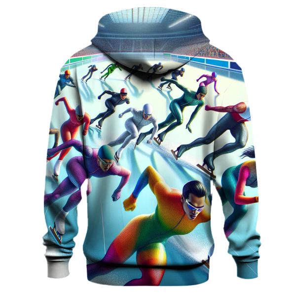 Speed Skating - Gliding to Victory Hoodie