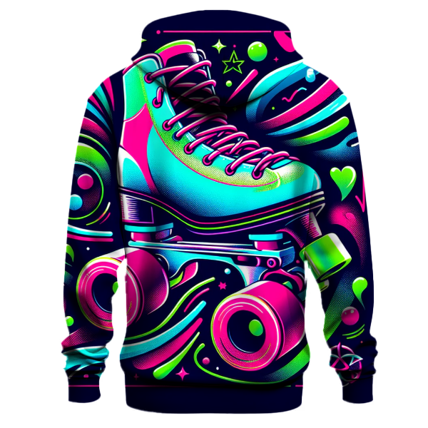 Neon Splash Skates Hoodie