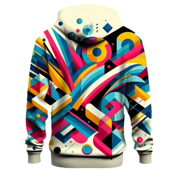 Colorful Geometric Shapes Hoodie