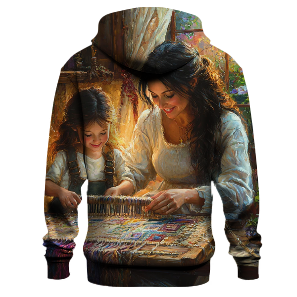 The Tapestry of Life A Mothers Woven Love Hoodie