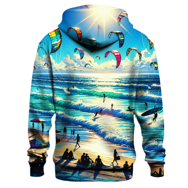 Kite Surfing Splash Hoodie