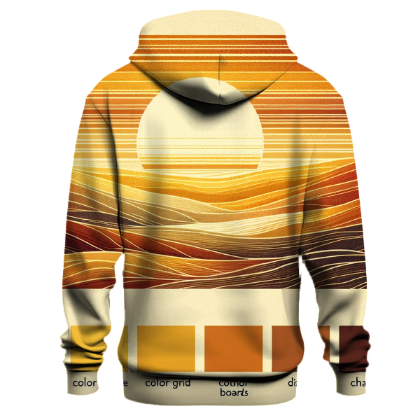 Golden Desert Sunset Hoodie