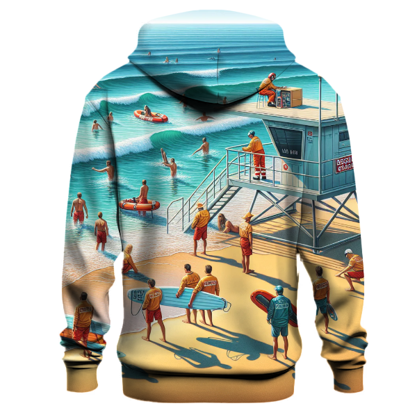 Surf Lifesaving - Beach Rescue Hoodie