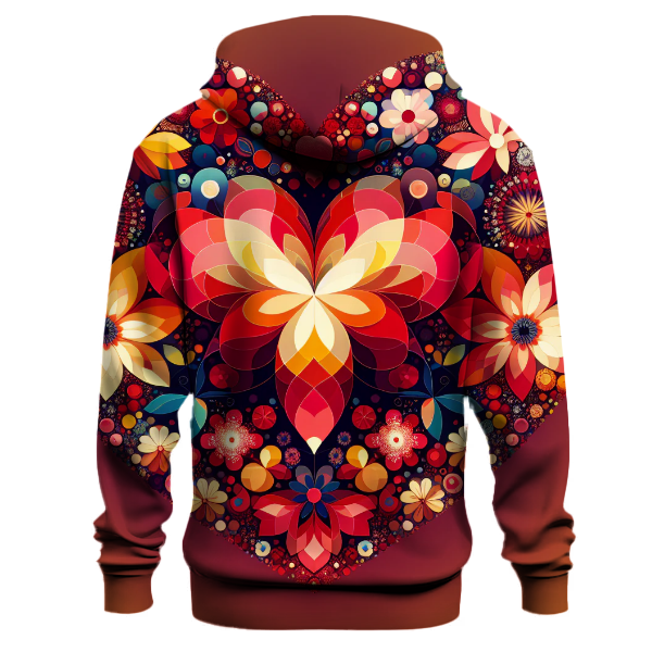 Flower Power Heart Hoodie