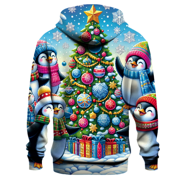 Cozy Penguin Christmas Hoodie
