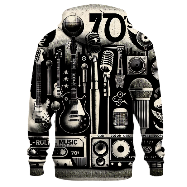 Vintage Rock and Roll Icons Hoodie