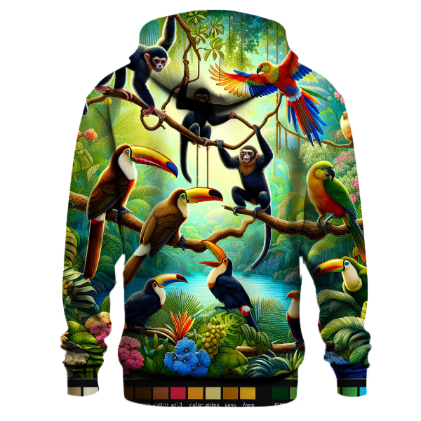 Playful Jungle Adventure Hoodie