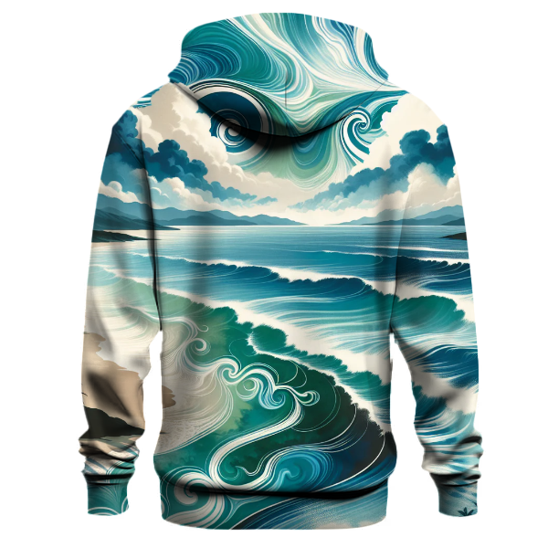 Tropical Ocean Wave Hoodie