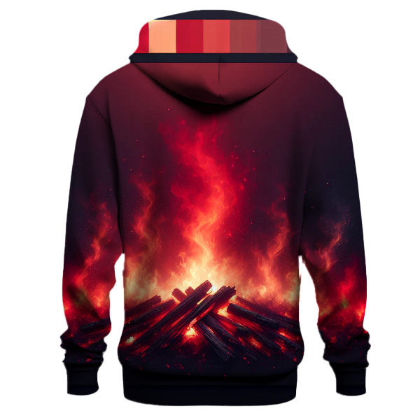Crimson Ember Shift Hoodie