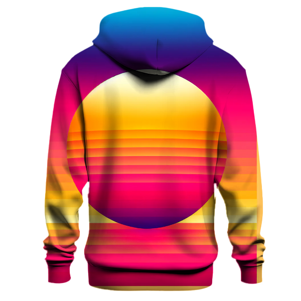 Radiant Tropical Sunset Gradient Hoodie