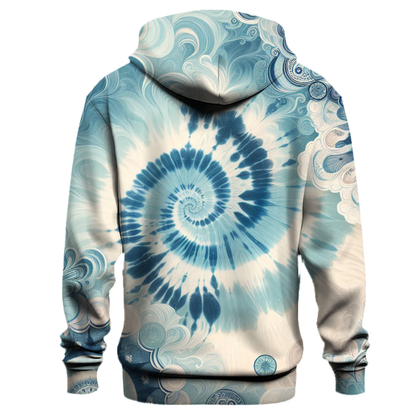 Serene Sea Tie-dye Design Hoodie