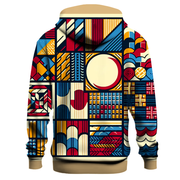 Bold Retro Plaid Hoodie