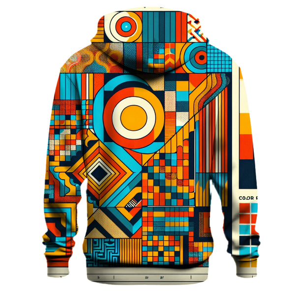 Retro Checkerboard Vibes Hoodie