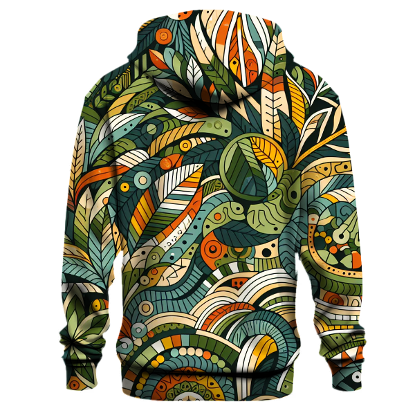 Abstract Jungle Patterns Hoodie