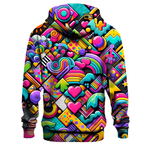 Funky Patterns and Shapes Hoodie