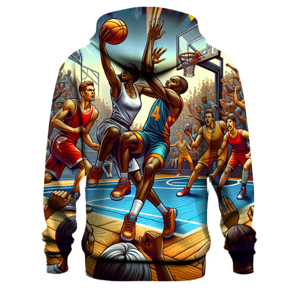 Basketball Dunk Delight Hoodie