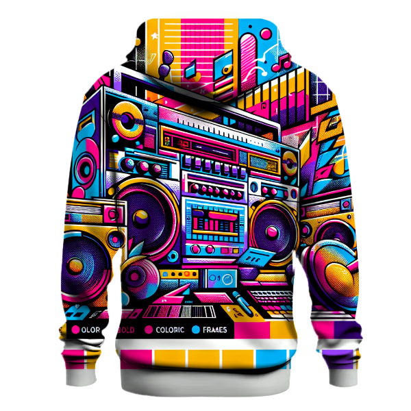 Funky Boombox Style Hoodie