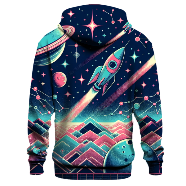 Cosmic Retro Space Hoodie