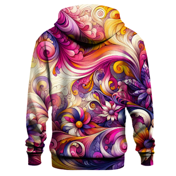 Floral Swirls Hoodie