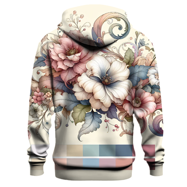 Elegant Floral Ballet Hoodie