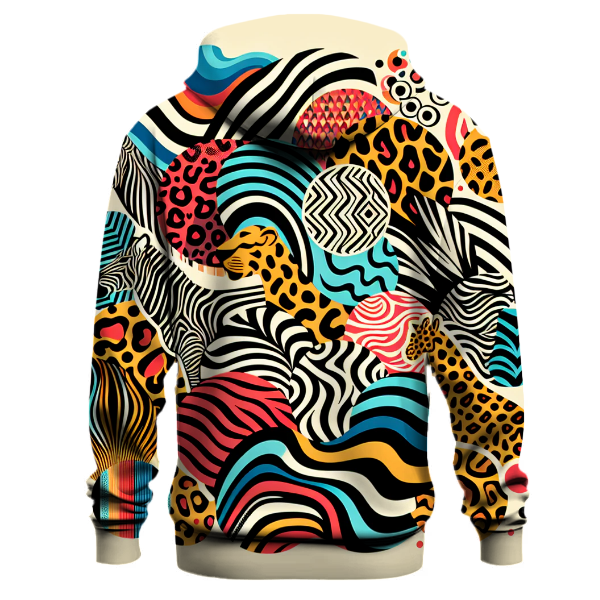 Retro Funky Animal Prints Hoodie