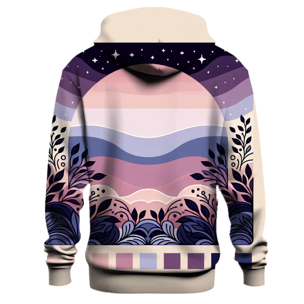 Twilight Harbor Waves Hoodie